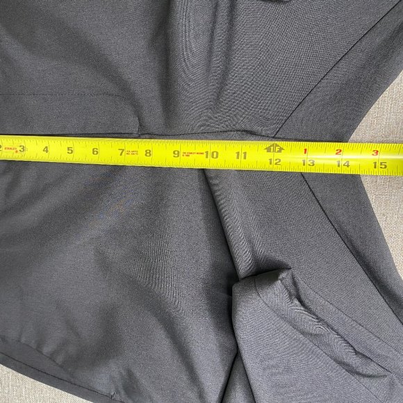 Perry Ellis Portfolio Dress Pants Men's 38 x 32 Slim Fit Black Business Office - Picture 11 of 14